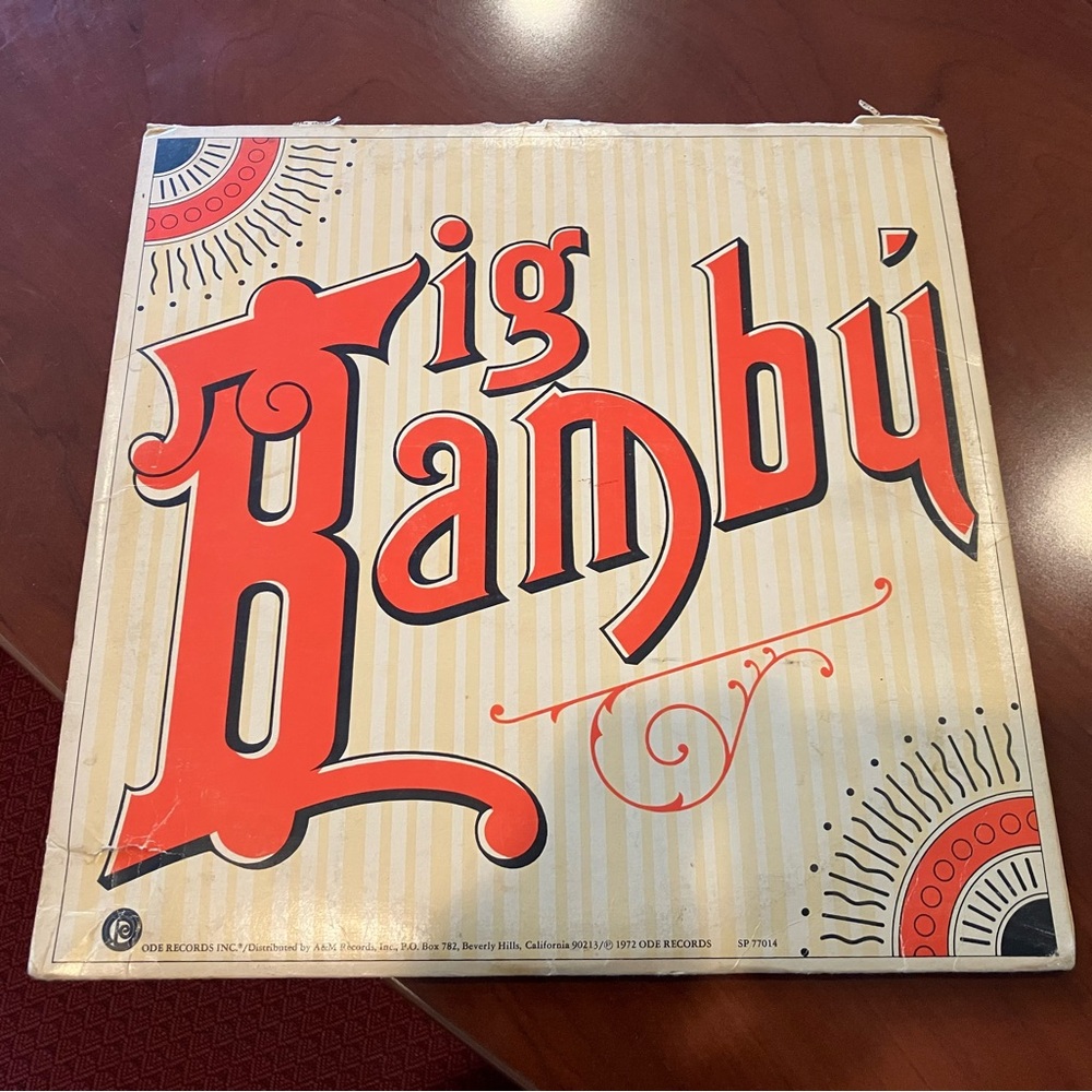 Big Bambu Vinyl Record Cover